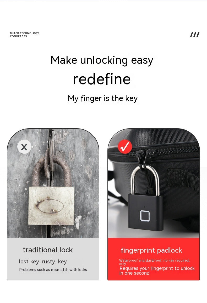 StaySecure™ Elite - Biometric Fingerprint Lock